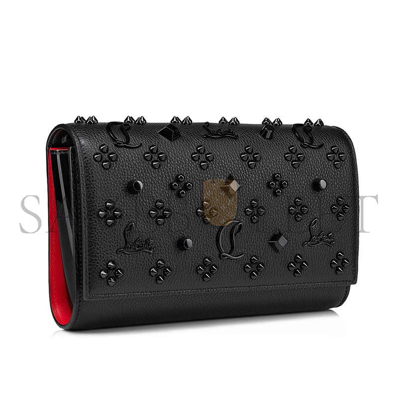Chr1st1an louboutin paloma clutch grained calf leather and spikes 1175018b253 (23*14.5*5cm)